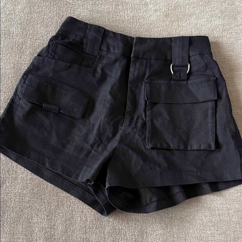 I.AM.GIA Black Cargo Shorts
